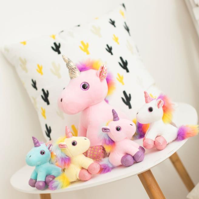 unicorn plush keychain